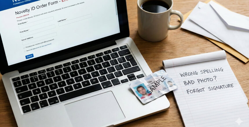 Mistakes People Make When Ordering Novelty IDs