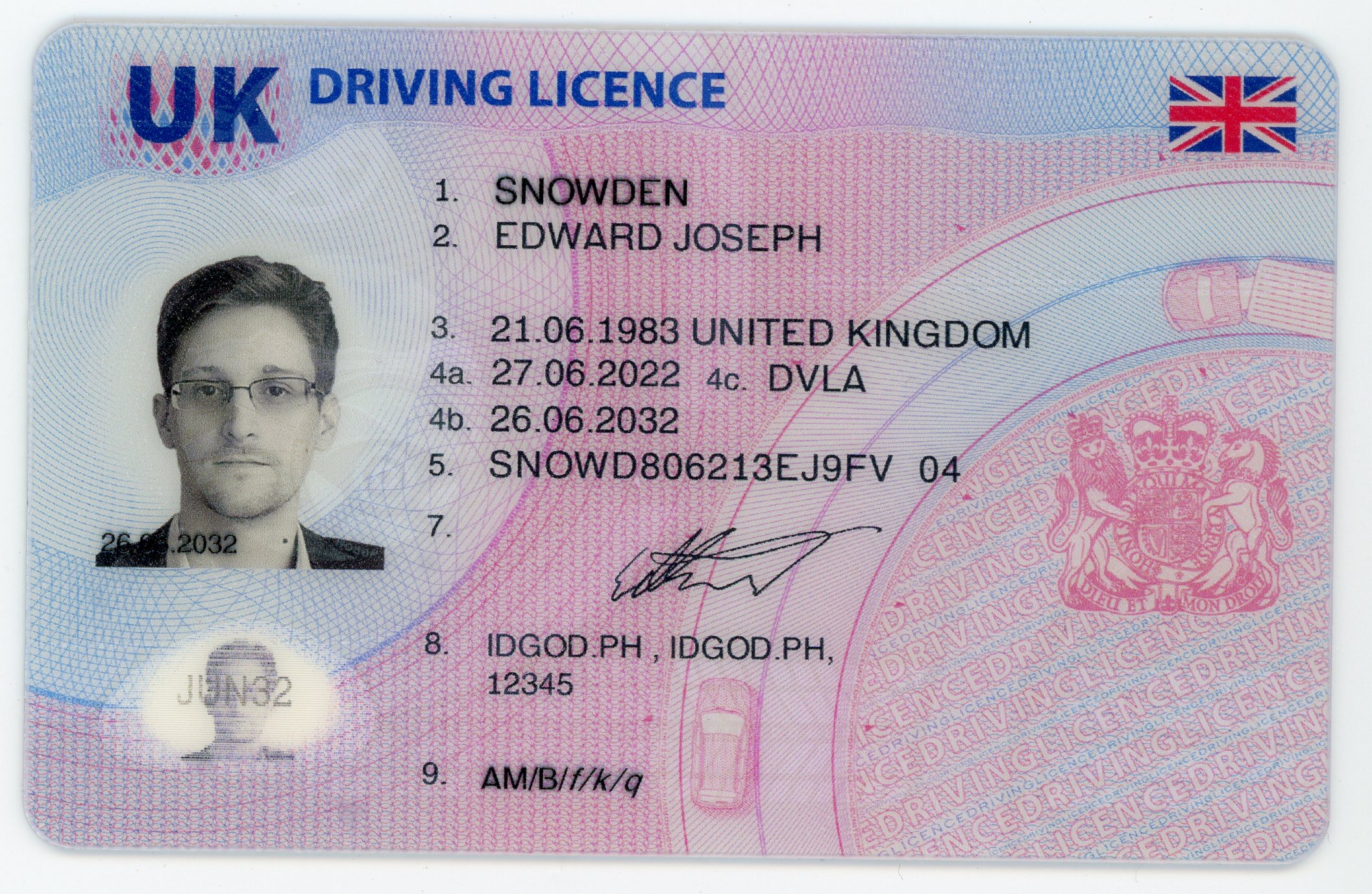 United Kingdom Fake ID