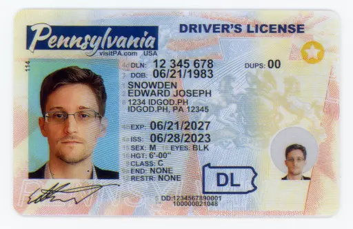 High-Quality Pennsylvania Fake ID with Security Features